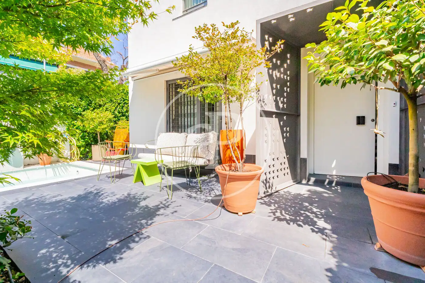 Terrace of Houses for rent in Madrid  with Air Conditioner, Heating and Private garden
