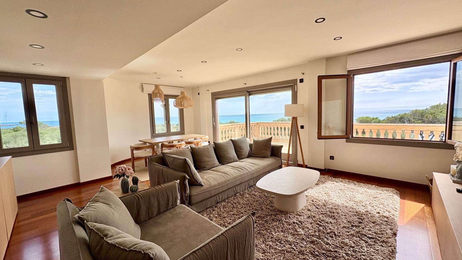 Sala d'estar de Àtic de lloguer en Manacor amb Calefacció, Terrassa i Balcó