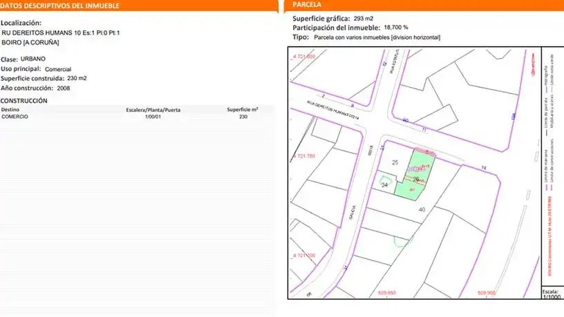 Exterior view of Office for sale in Boiro