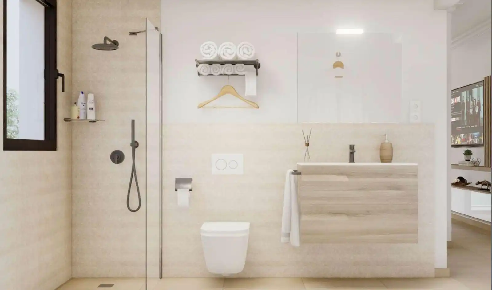 Baño de Casa o chalet en venta en Sant Joan d'Alacant con Jardín privado, Terraza y Piscina