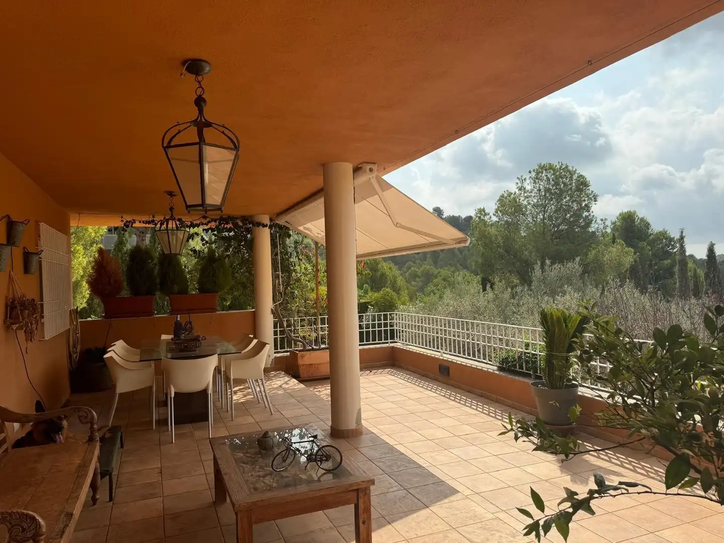 Terrassa de Casa o xalet en venda en Borriol amb Aire condicionat, Jardí privat i Terrassa