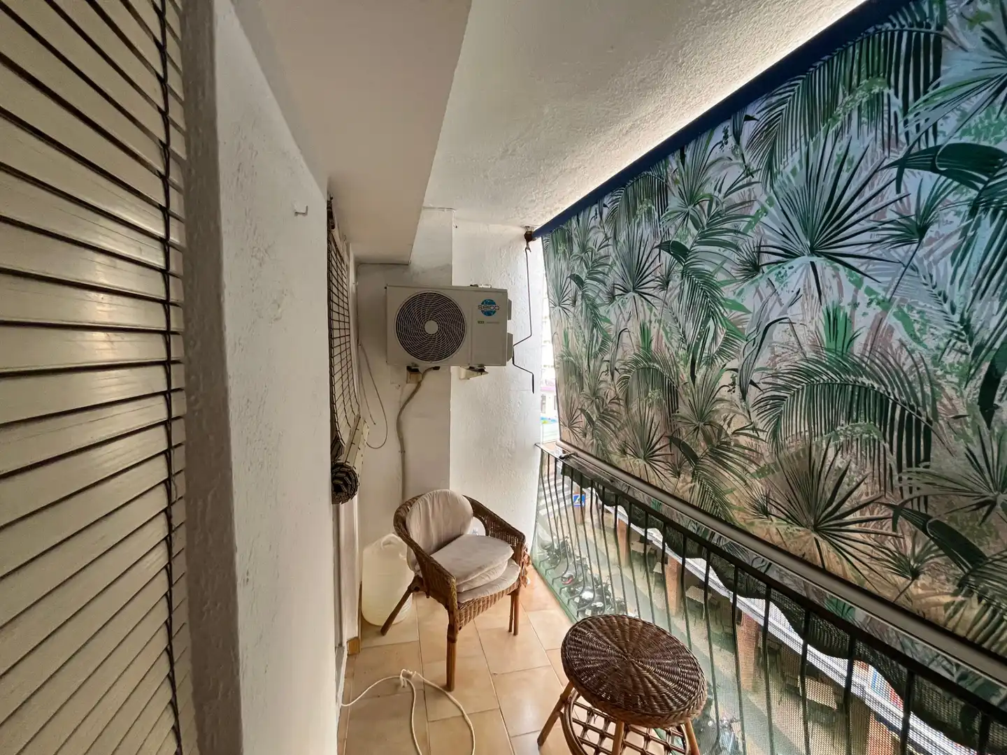 Balcony of Flat for sale in Benidorm  with Air Conditioner, Furnished and TV