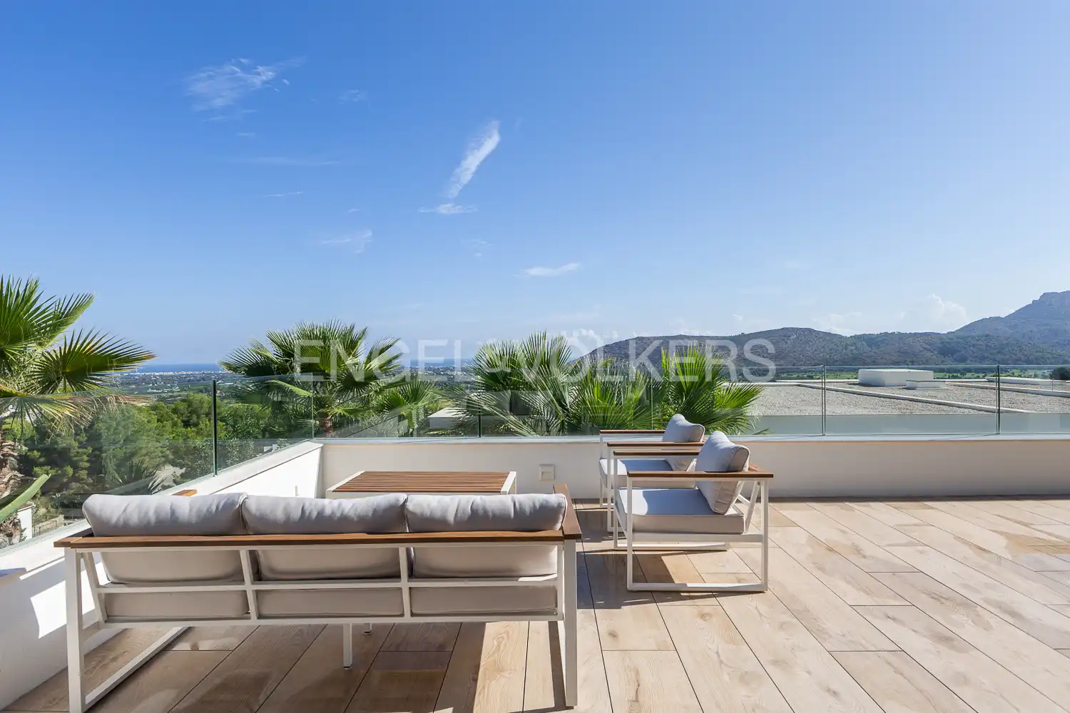 Terrace of Apartments for rent in Pedreguer  with Air Conditioner, Heating and Terrace