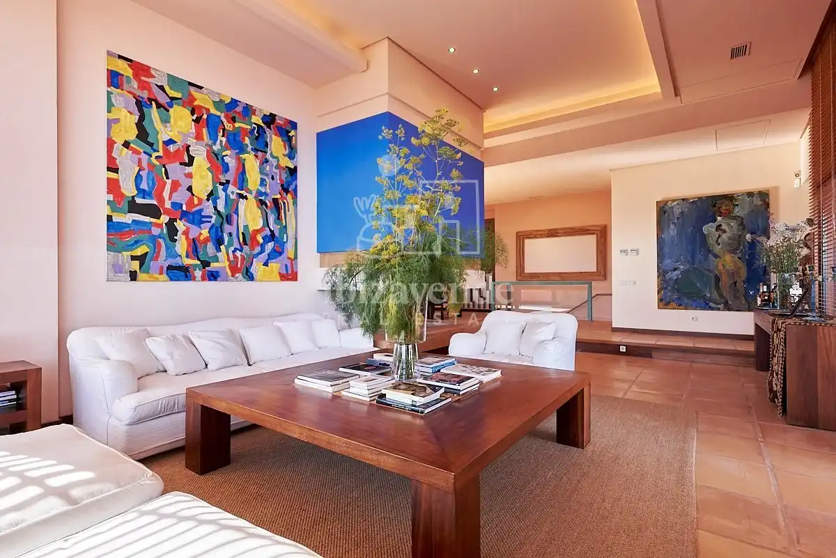 Sala de estar de Casa o chalet de alquiler en Eivissa con Aire acondicionado, Calefacción y Piscina