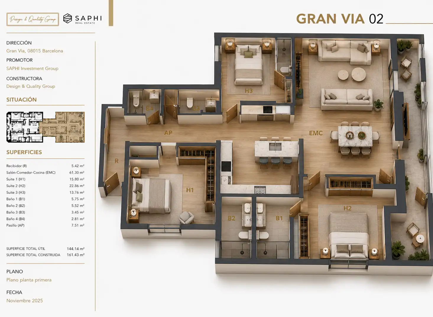 Appartamento con ascensore in vendita a GRAN VIA DE LAS CORTS CATALANES, imagen 2