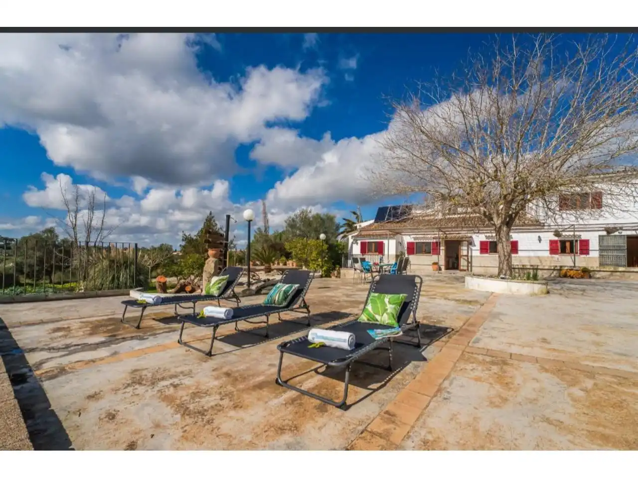 Garten von Country house zur Miete in Lloret de Vistalegre mit Klimaanlage, Privatgarten und Terrasse