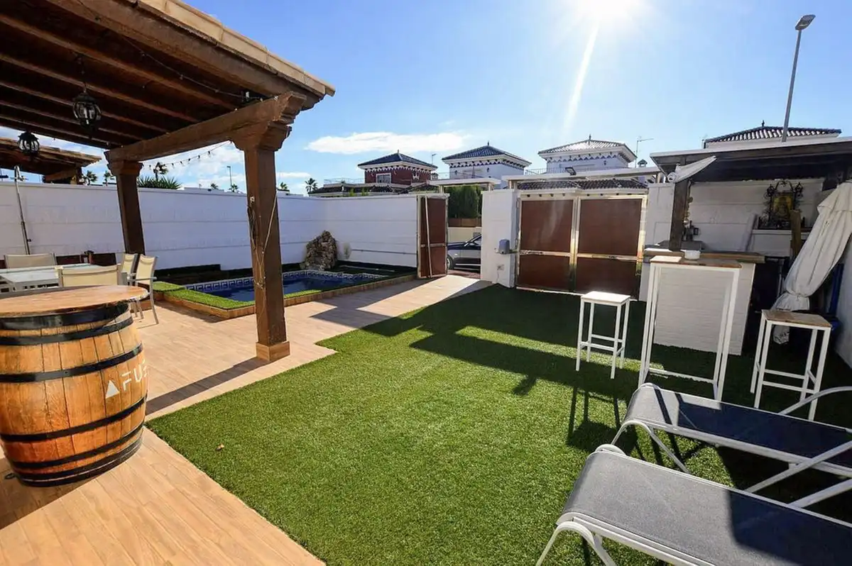Terrassa de Casa o xalet en venda en Murcia amb Aire condicionat, Jardí privat i Terrassa