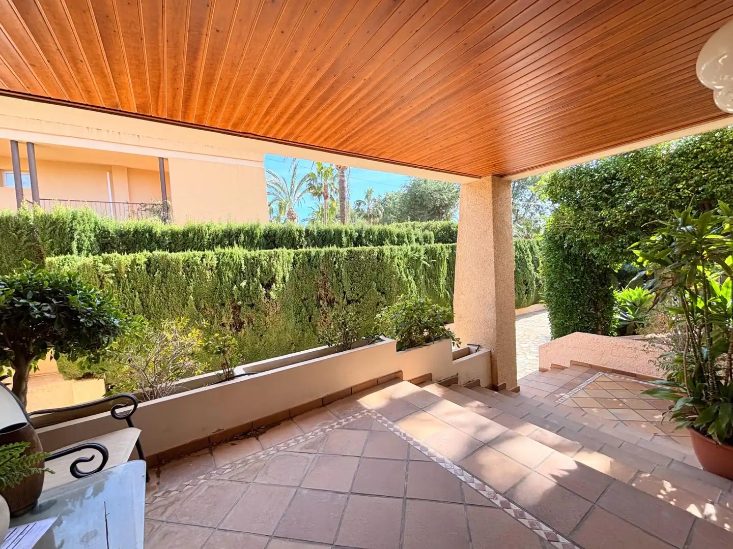 Garten von Haus oder Chalet zum Verkauf in Benidorm mit Klimaanlage, Terrasse und Schwimmbad