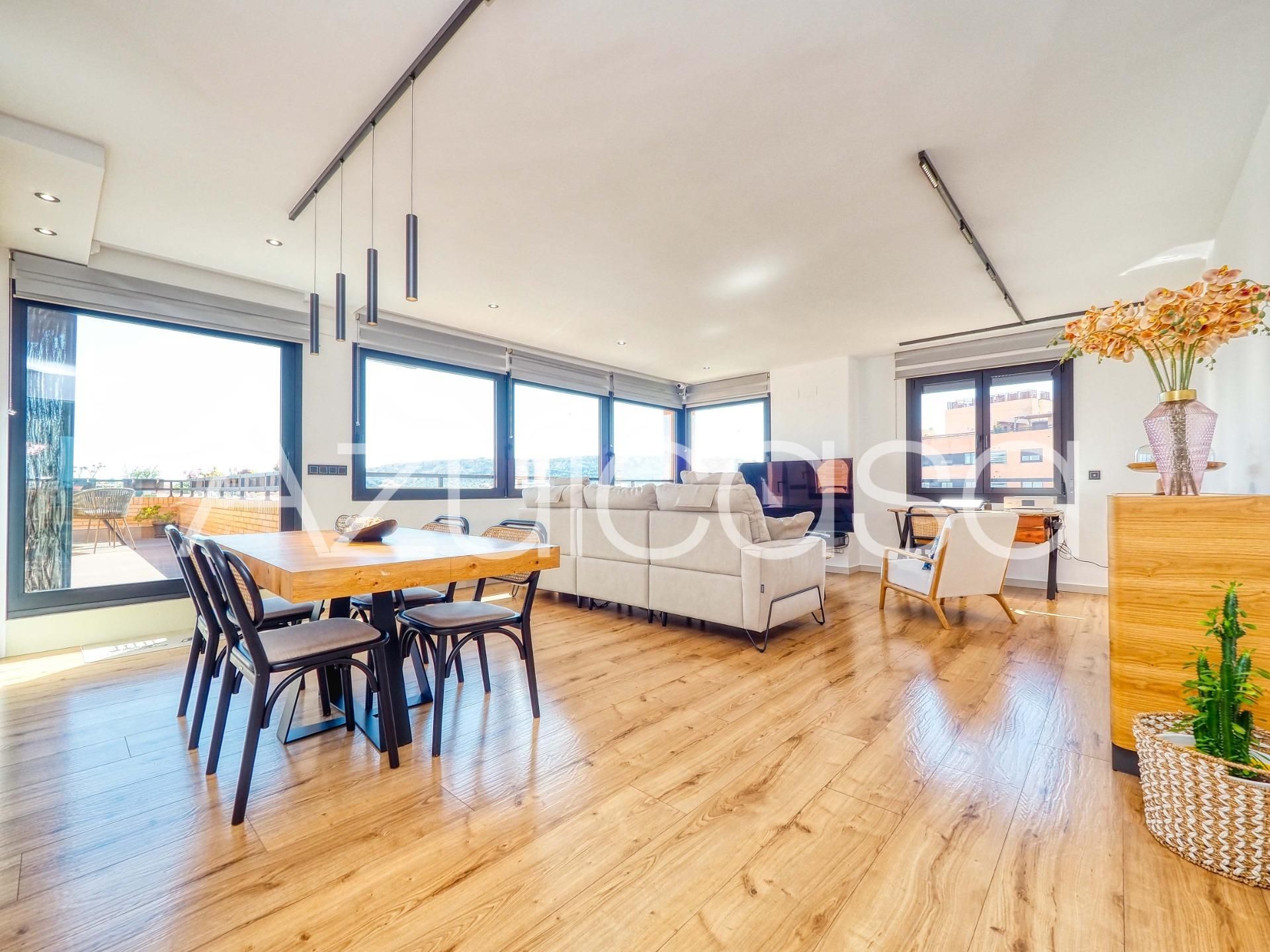 Living room of Attic for sale in Alicante / Alacant  with Air Conditioner, Heating and Terrace