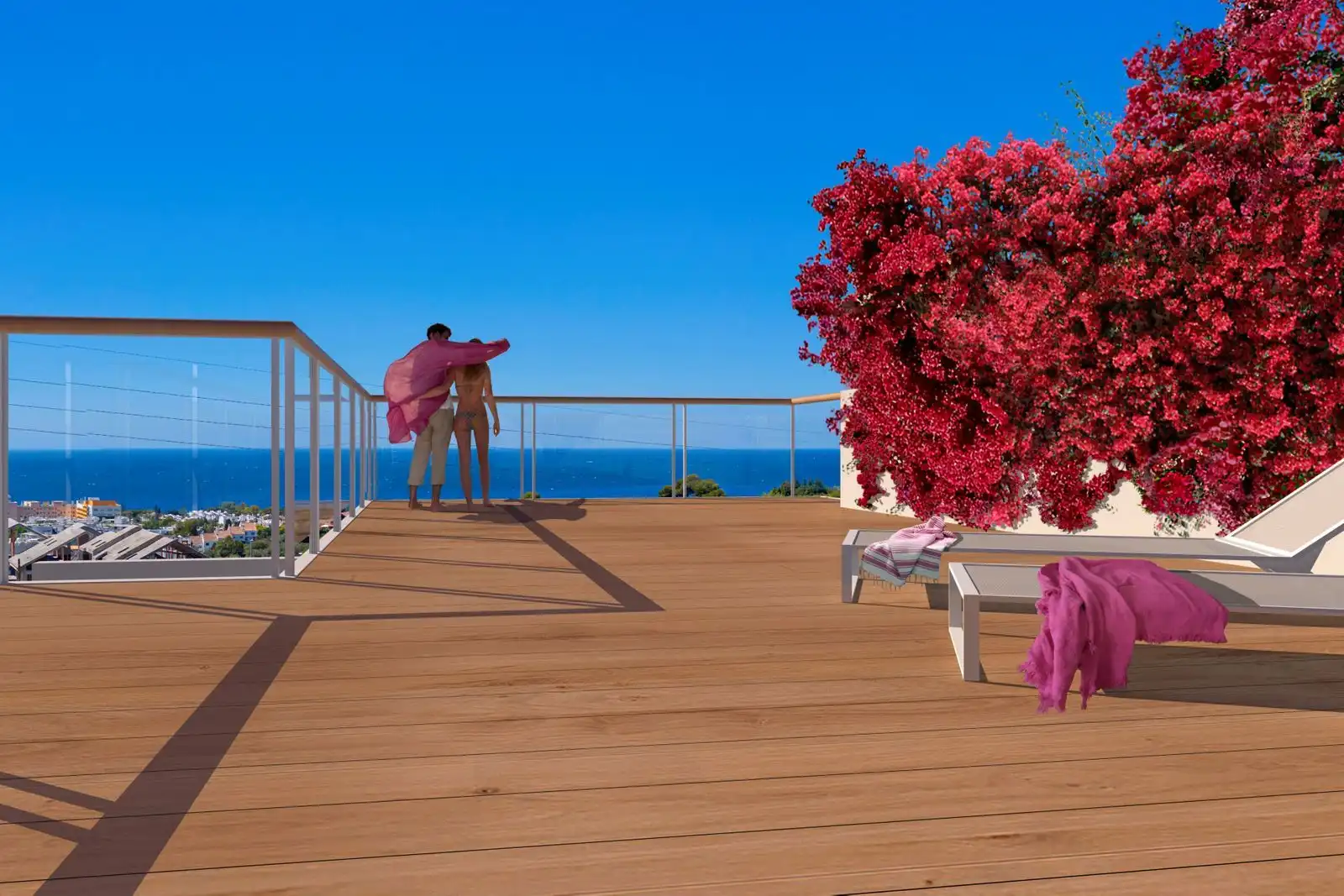 Terraza de Casa o chalet en venta en Marbella con Aire acondicionado, Calefacción y Jardín privado