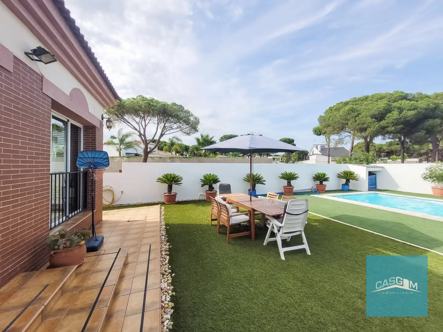 Terrace of Houses for sale in Aljaraque  with Air Conditioner, Heating and Private garden