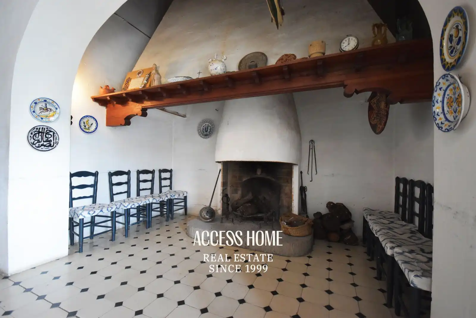 Küche von Country house zum Verkauf in Argentona mit Heizung
