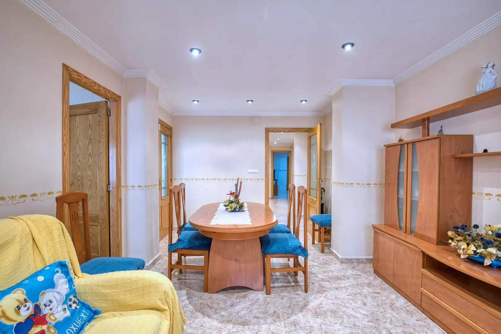 Dining room of Flat for sale in Aspe  with Air Conditioner, Terrace and Storage room