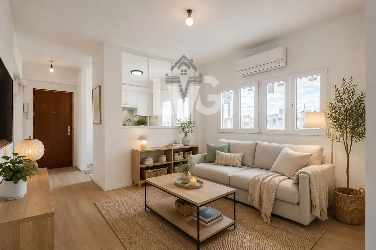 Living room of Flat for sale in Madrid  with Air Conditioner, Heating and Terrace