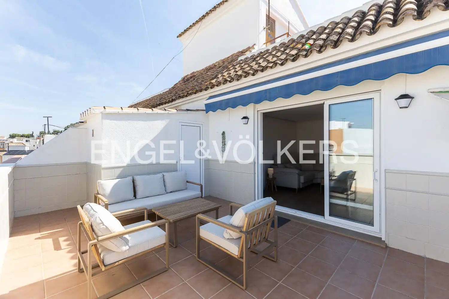 Terrace of Attic for rent in El Puig de Santa Maria  with Air Conditioner, Heating and Terrace