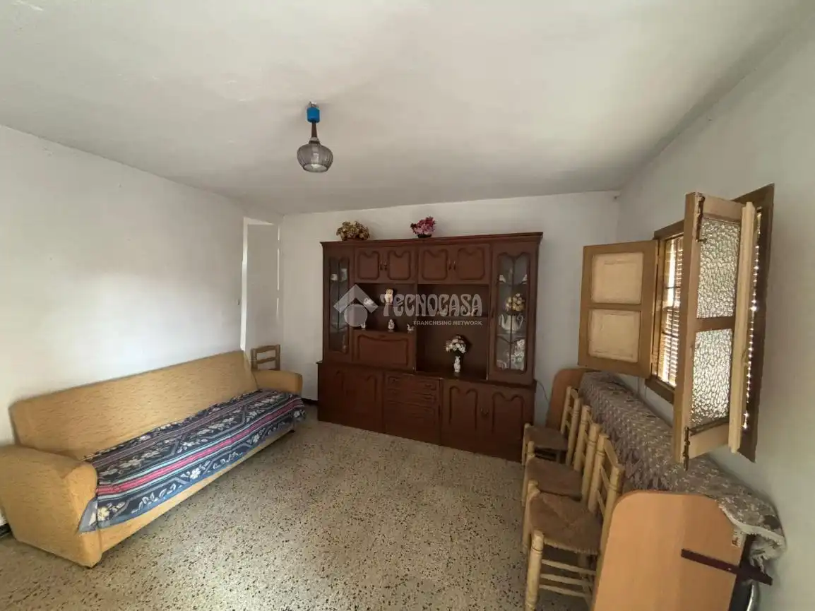 Sala de estar de Casa adosada en venta en Málaga