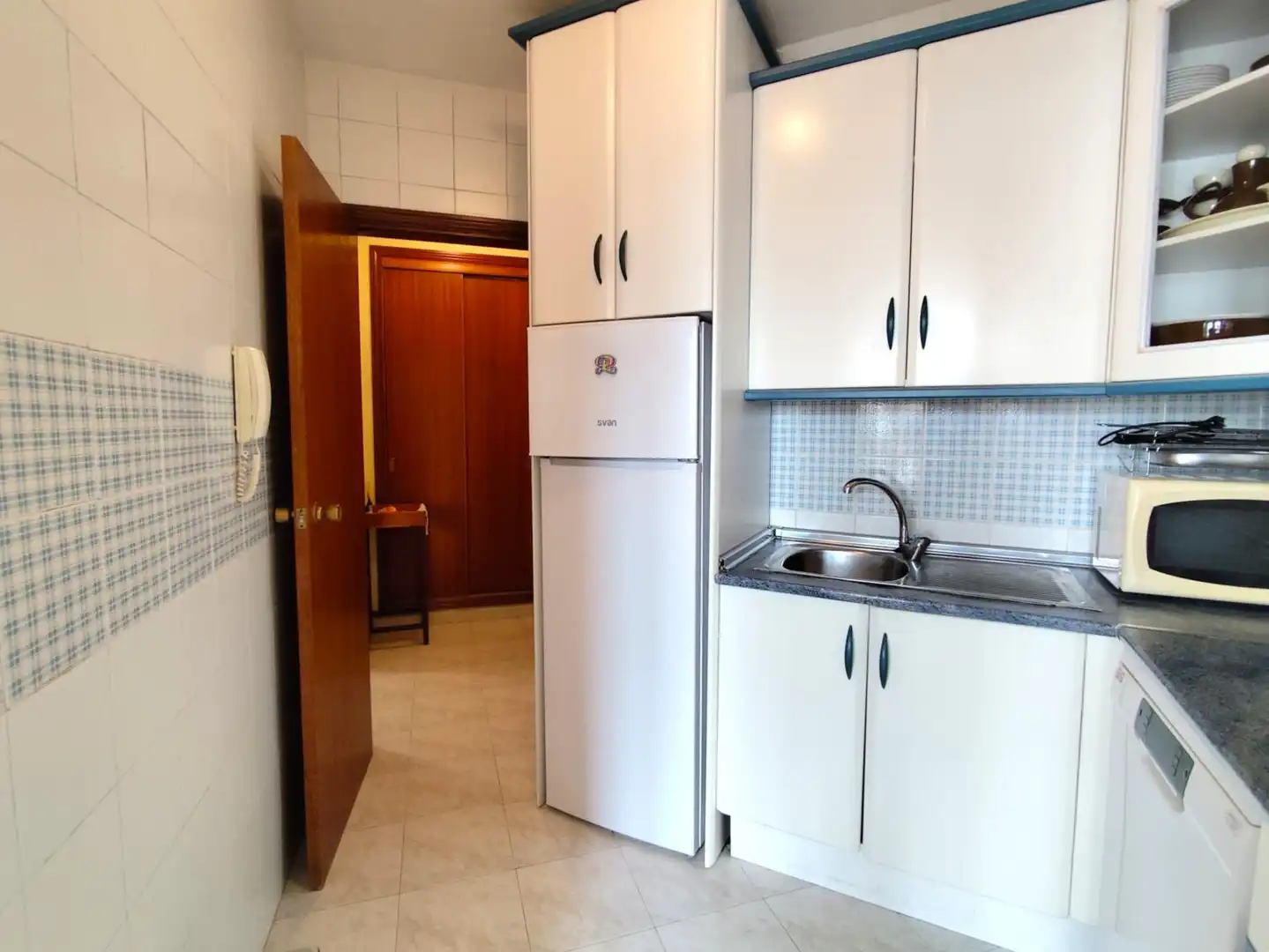 Kitchen of Flat for rent in El Portil  with Private garden, Terrace and Swimming Pool