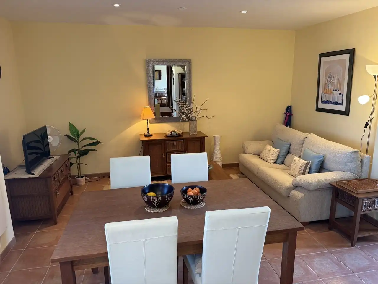 Dining room of Apartments for sale in Vera  with Air Conditioner, Terrace and Swimming Pool