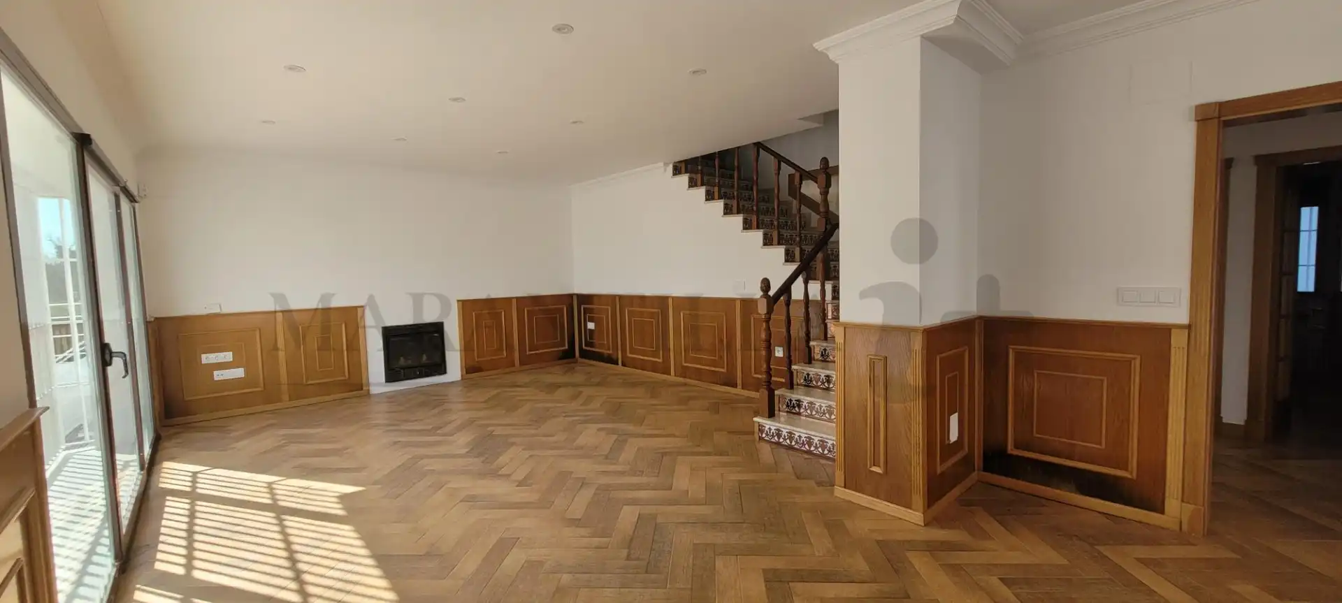 Sala de estar de Casa o chalet en venta en Islantilla con Terraza, Piscina y Alarma