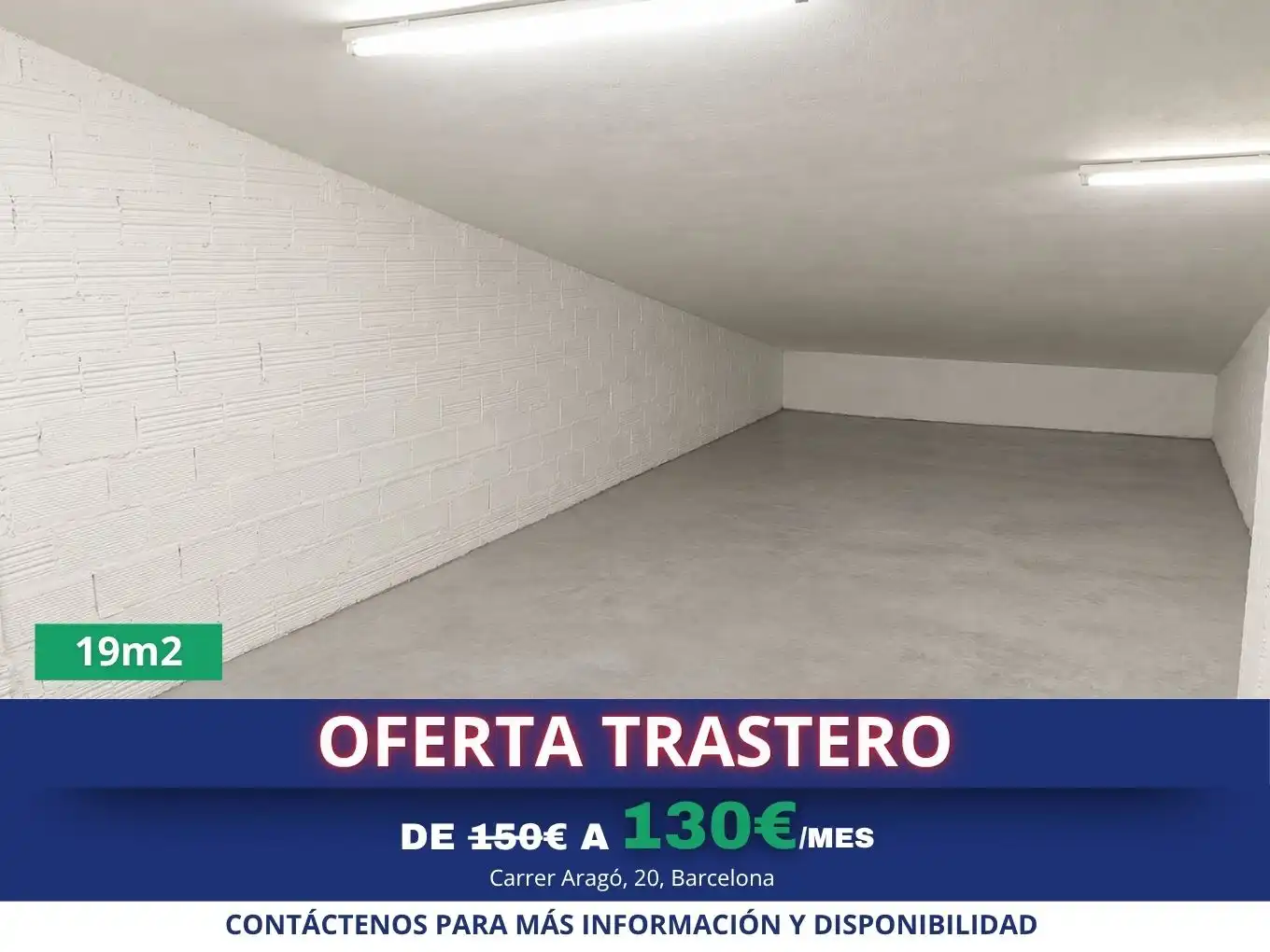 Trastero de alquiler en Eixample