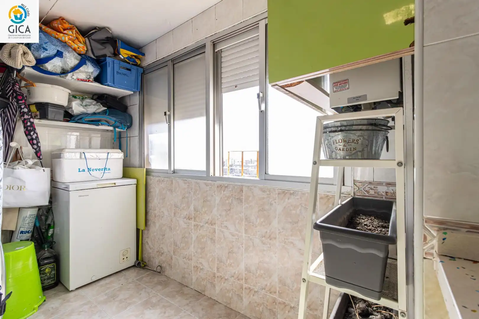Kitchen of Flat for sale in Jerez de la Frontera  with Air Conditioner