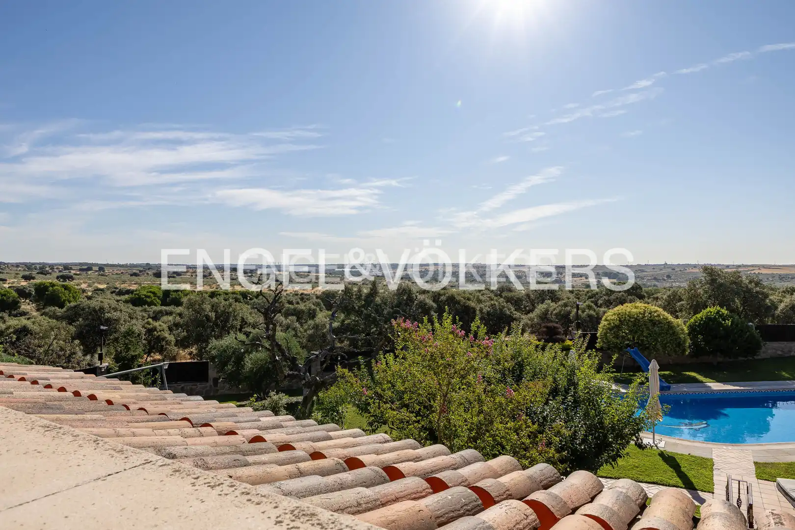 Terraza de Finca rústica en venta en Villaviciosa de Odón con Aire acondicionado, Calefacción y Jardín privado