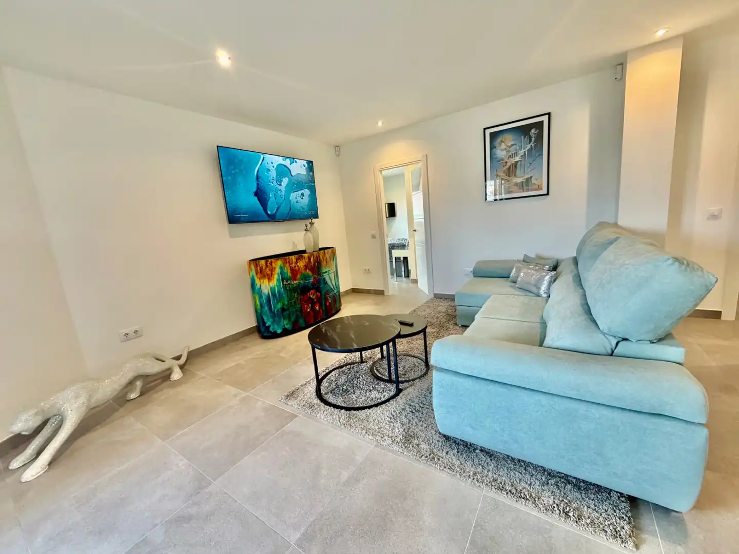 Living room of Flat for sale in Santa Cruz de Tenerife  with Storage room, Furnished and Oven