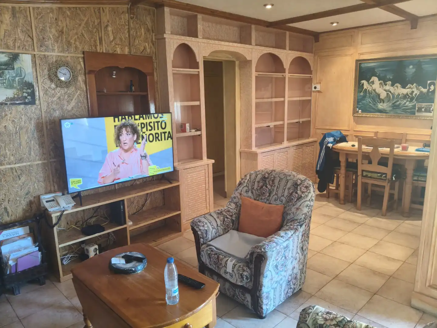 Sala d'estar de Casa o xalet en venda en Casarrubios del Monte amb Aire condicionat, Calefacció i Jardí privat