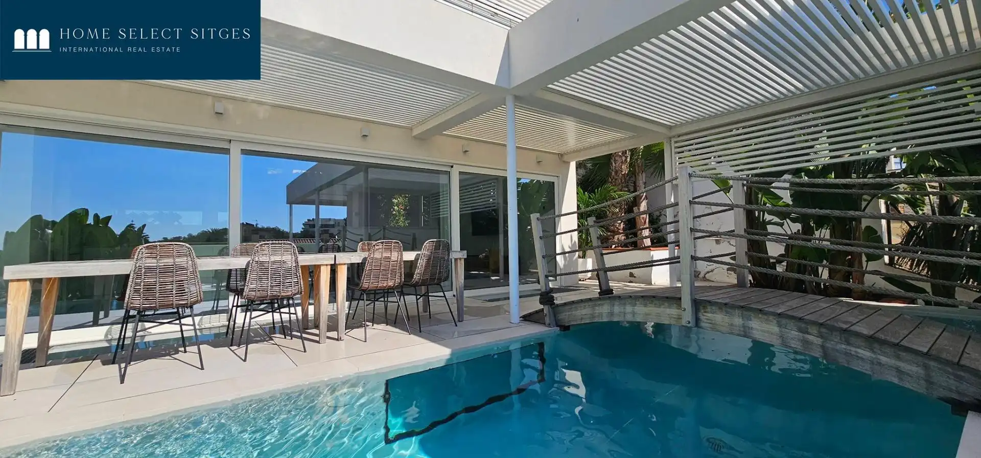 Piscina de Casa o xalet de lloguer en Sitges amb Piscina comunitària