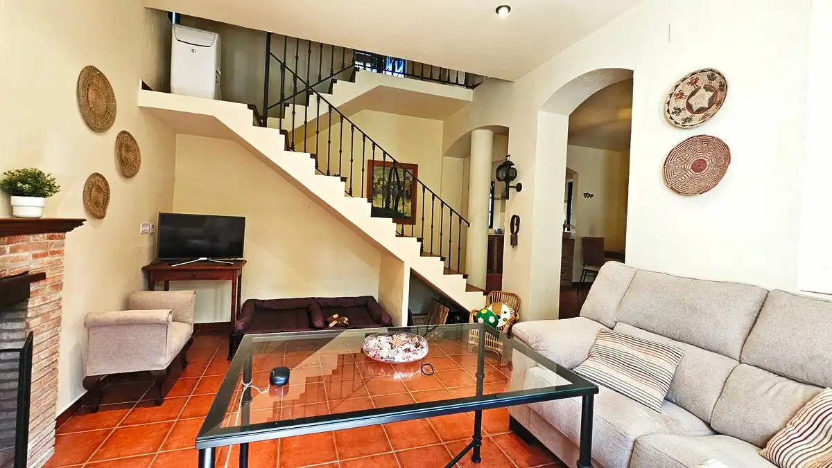 Sala de estar de Casa o chalet en venta en Santa Ana la Real con Jardín privado, Terraza y Trastero