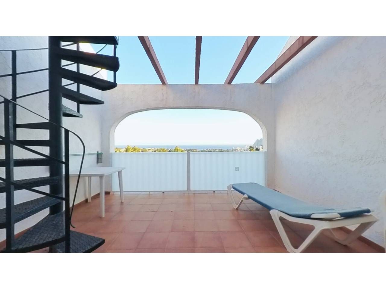 Terrassa de Casa adosada en venda en Calpe / Calp amb Aire condicionat, Jardí privat i Terrassa