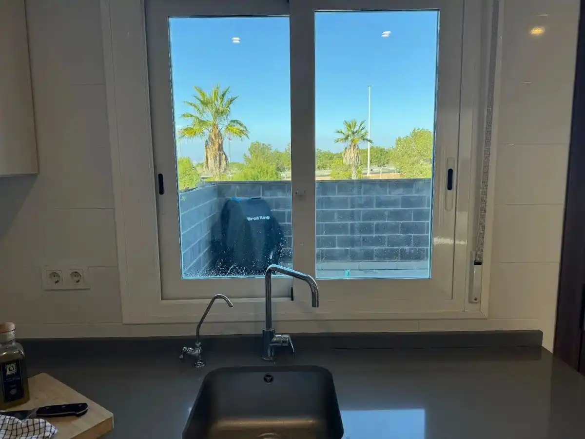 Terraza de Casa adosada en venta en Torrevieja con Aire acondicionado, Jardín privado y Amueblado