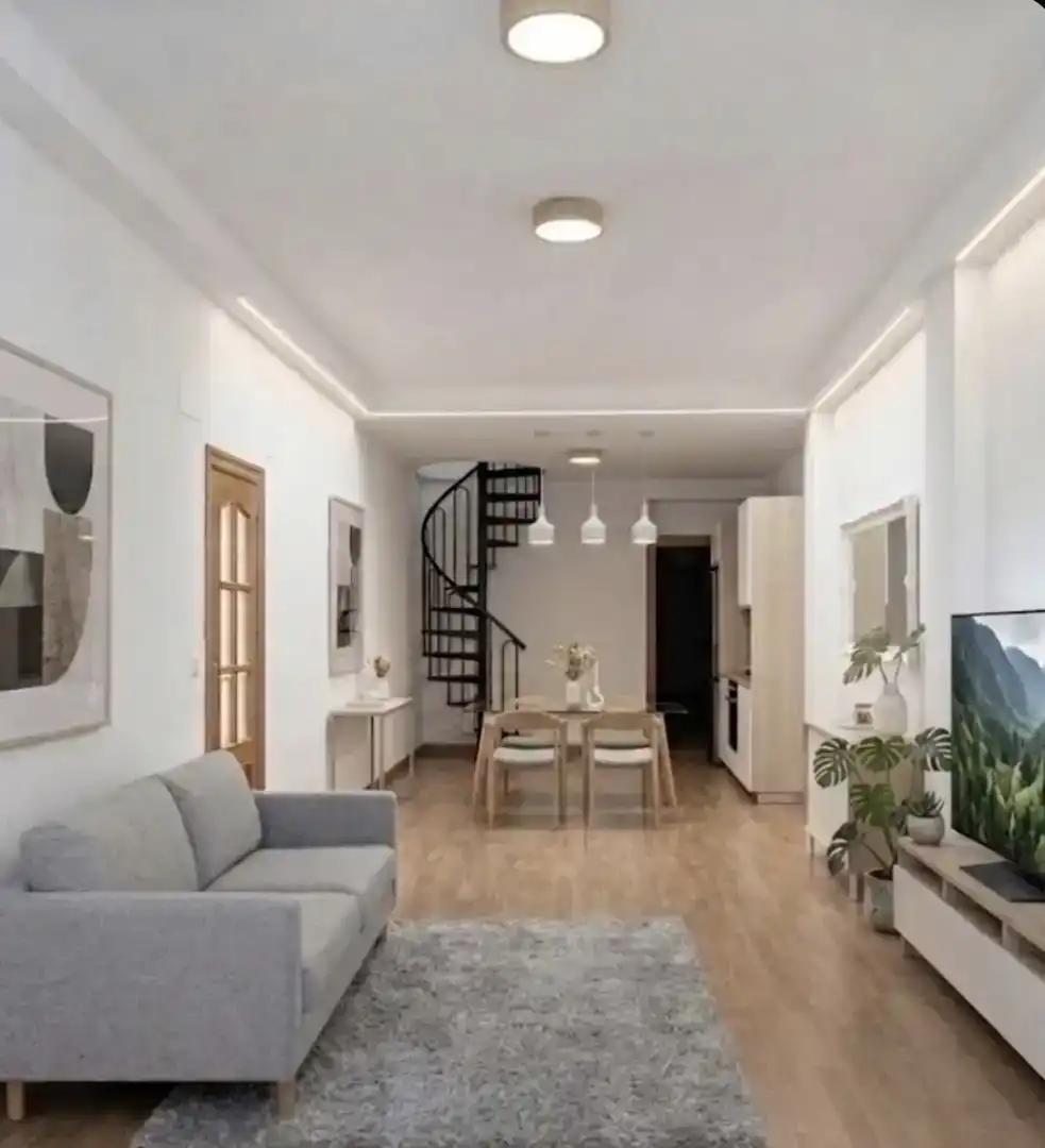 Wohnzimmer von Dachboden zum Verkauf in Chauchina mit Klimaanlage und Balkon