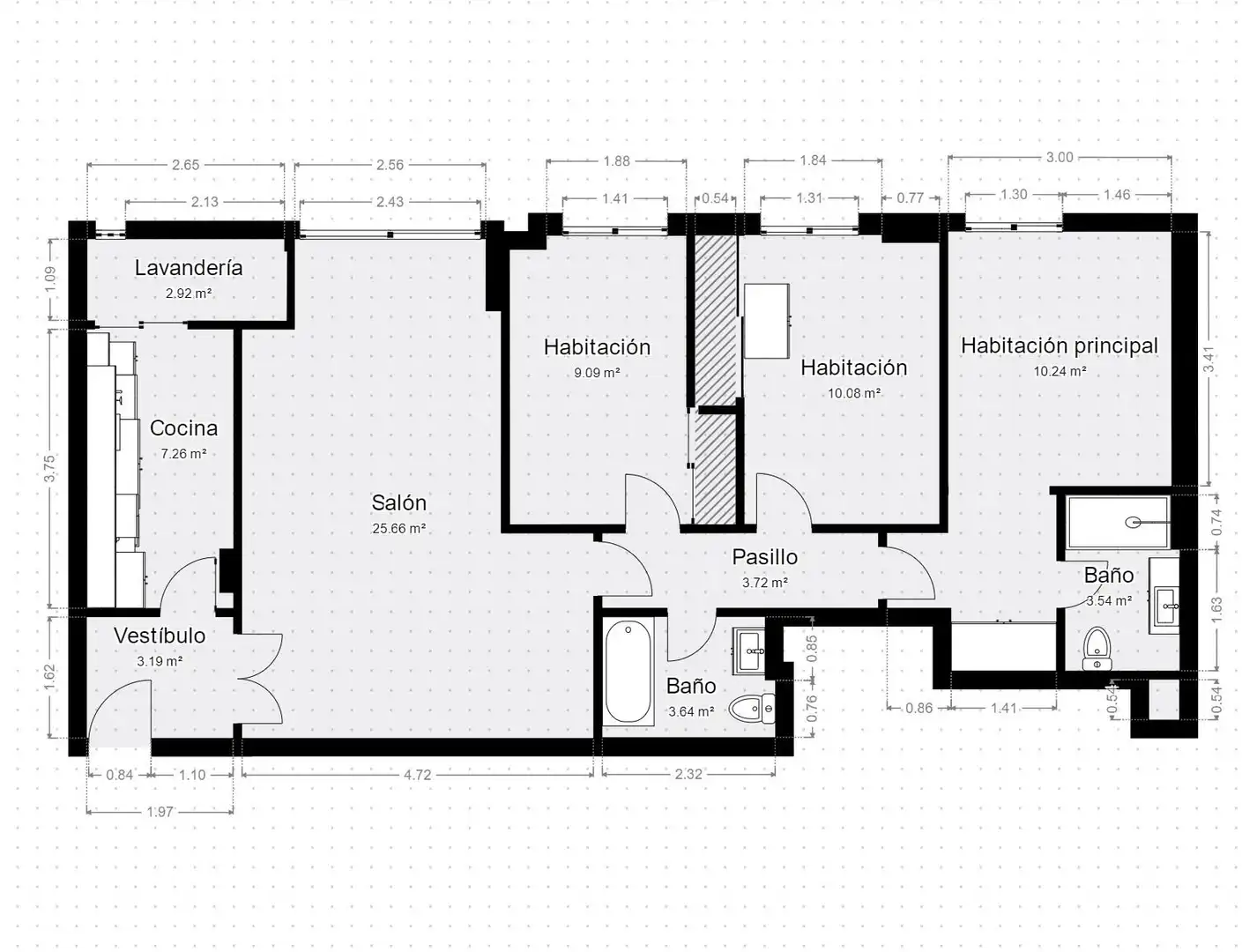 Piso en venta en Madrid con Aire acondicionado, Calefacción y Parquet