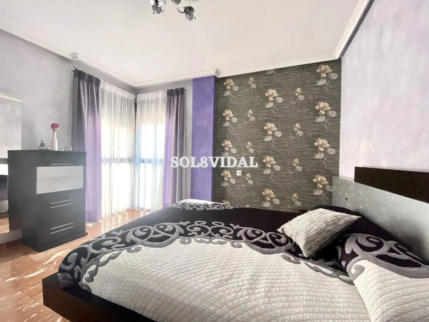 Schlafzimmer von Wohnung zur Miete in Orihuela mit Klimaanlage, Heizung und Möbliert