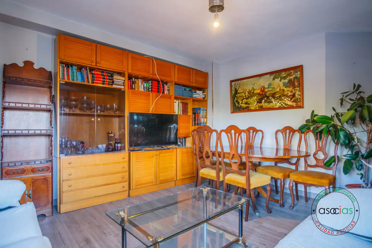 Living room of Flat for sale in Gijón   with Furnished