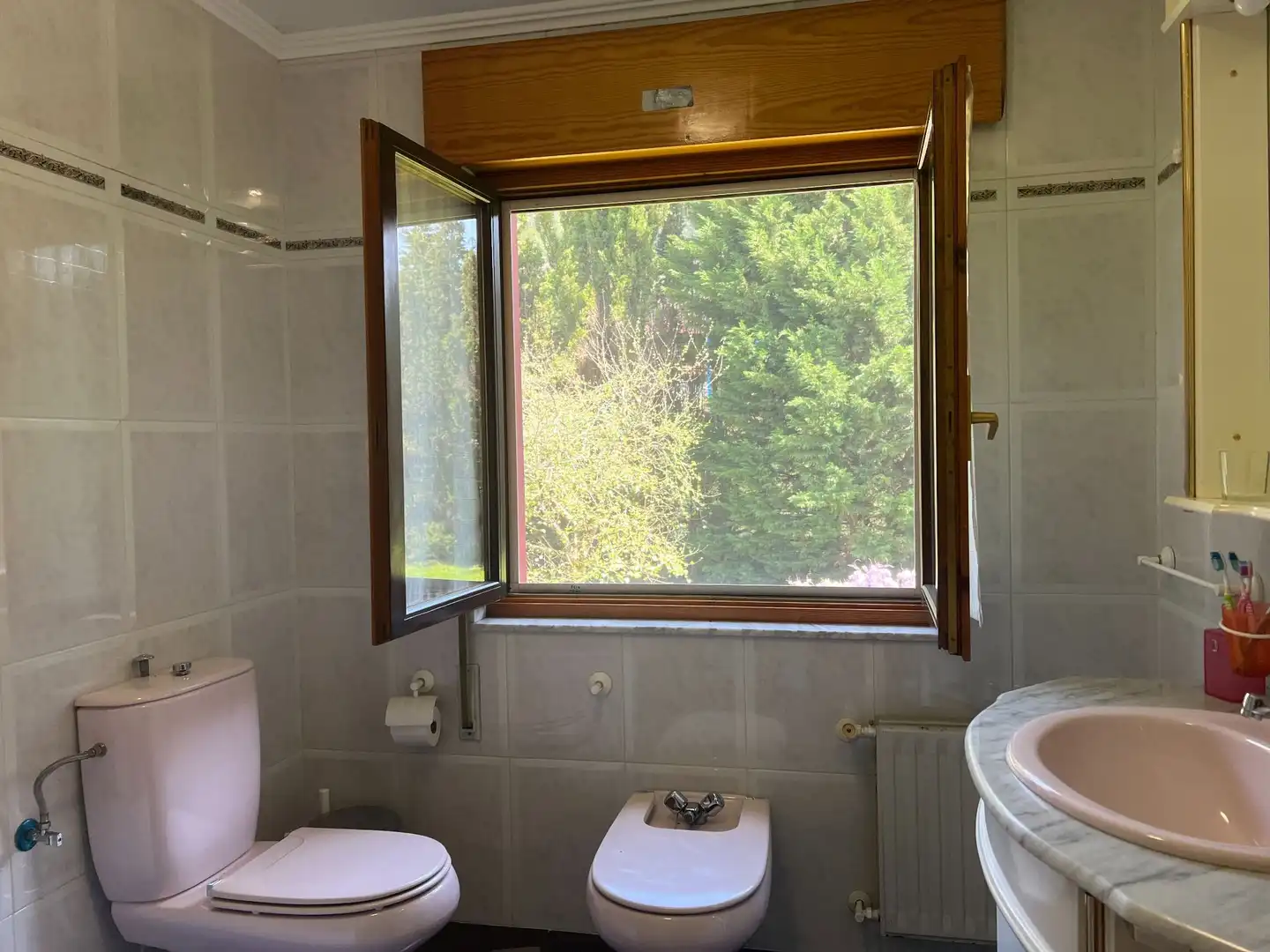 Baño de Casa o chalet en venta en Cangas de Onís con Calefacción, Jardín privado y Amueblado
