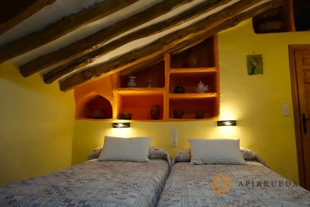 Bedroom of Houses for sale in Bijuesca  with Heating and Furnished