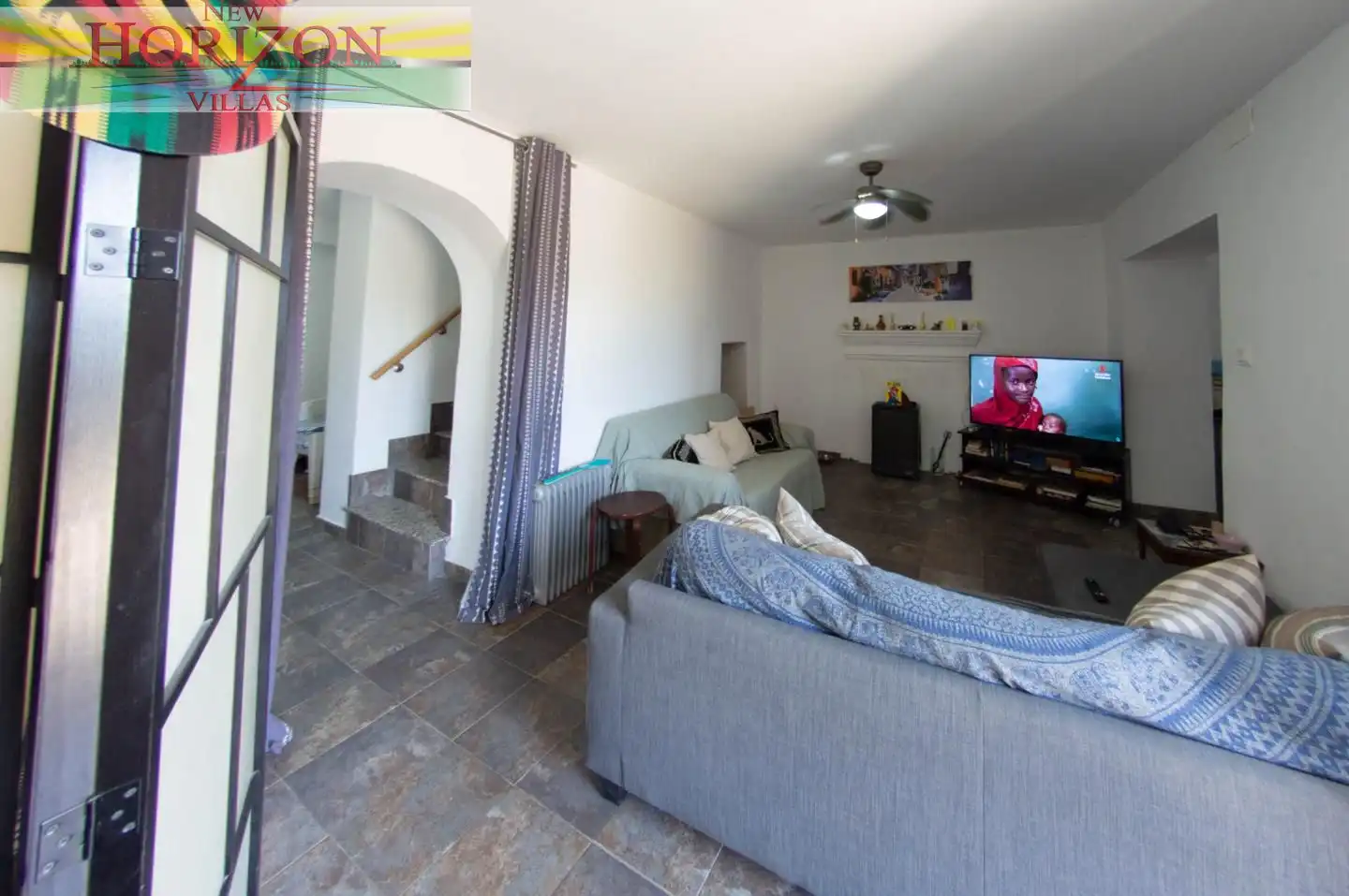 Sala de estar de Casa adosada en venta en Arboleas con Jardín privado y Terraza