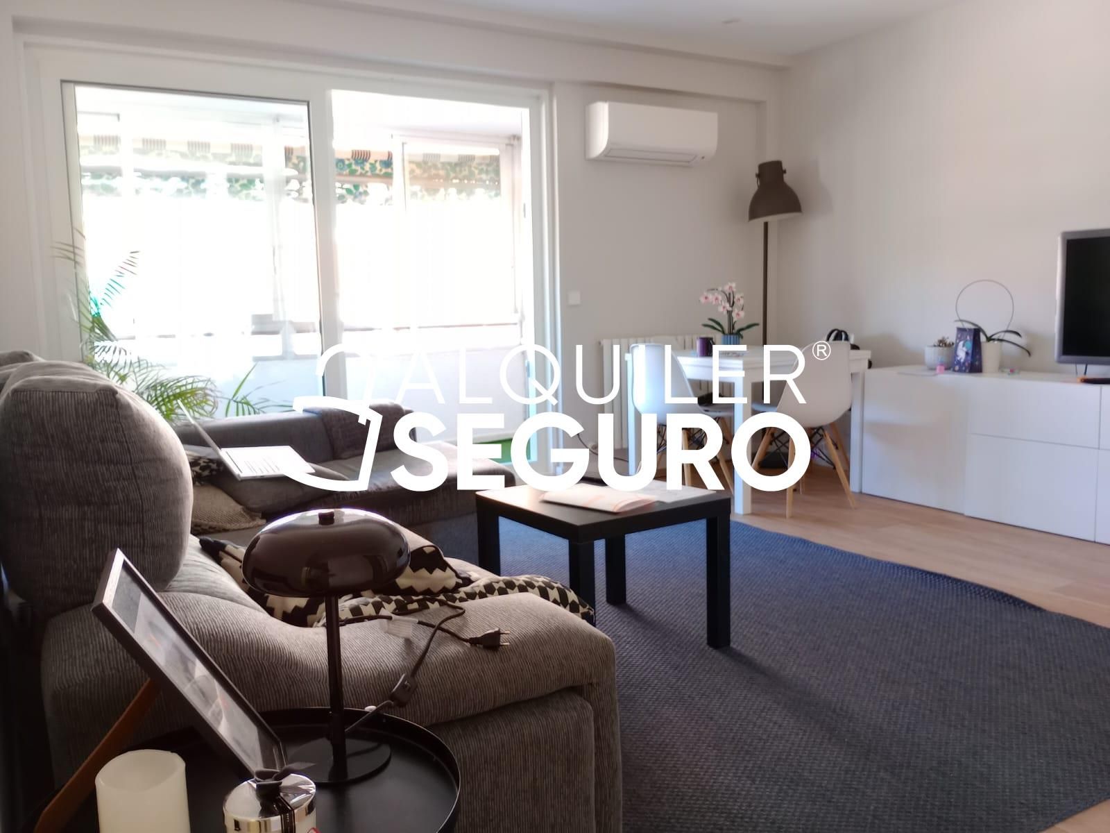 Living room of Flat to rent in  Madrid Capital  with Air Conditioner and Heating
