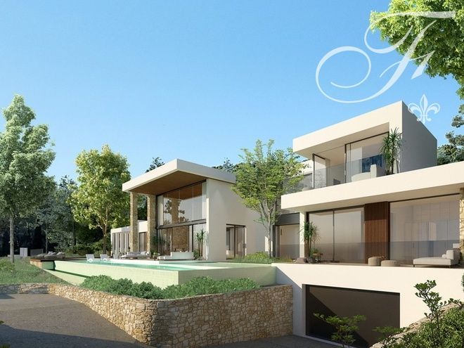 Exterior view of House or chalet for sale in Santa Eulària des Riu  with Air Conditioner, Private garden and Terrace