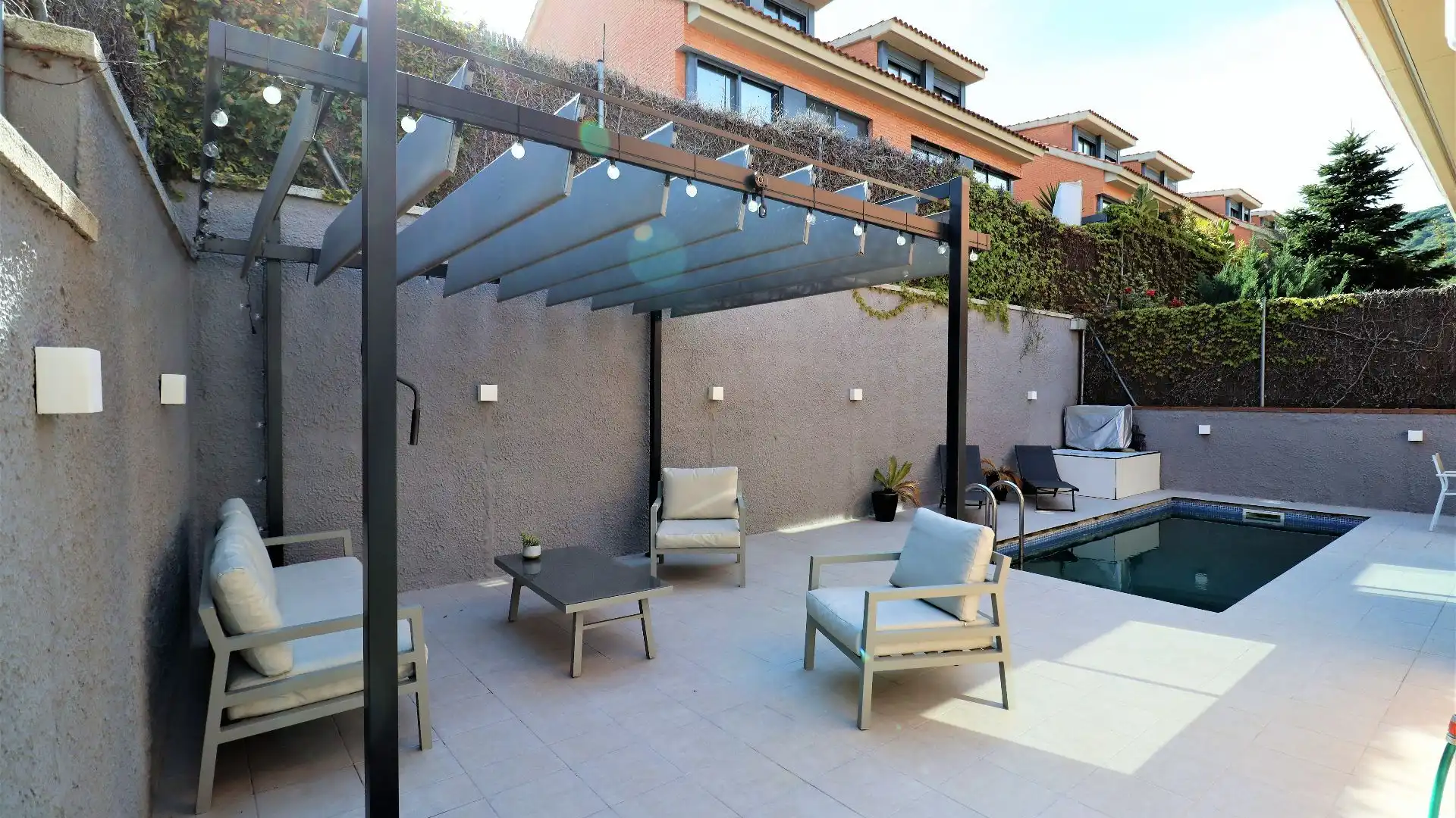 Terrassa de Casa adosada en venda en Sant Andreu de Llavaneres amb Aire condicionat, Calefacció i Jardí privat