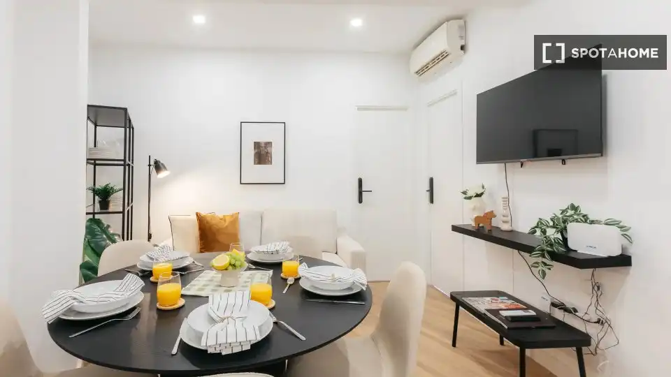 Comedor de Piso de alquiler en Valencia con Aire acondicionado, Calefacción y Amueblado