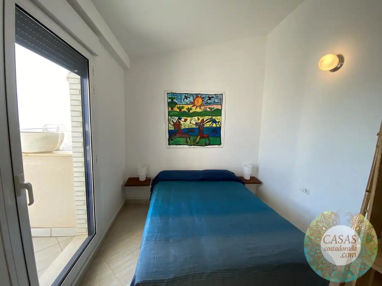 Schlafzimmer von Dachboden zum Verkauf in L'Ametlla de Mar  mit Klimaanlage und Abstellraum