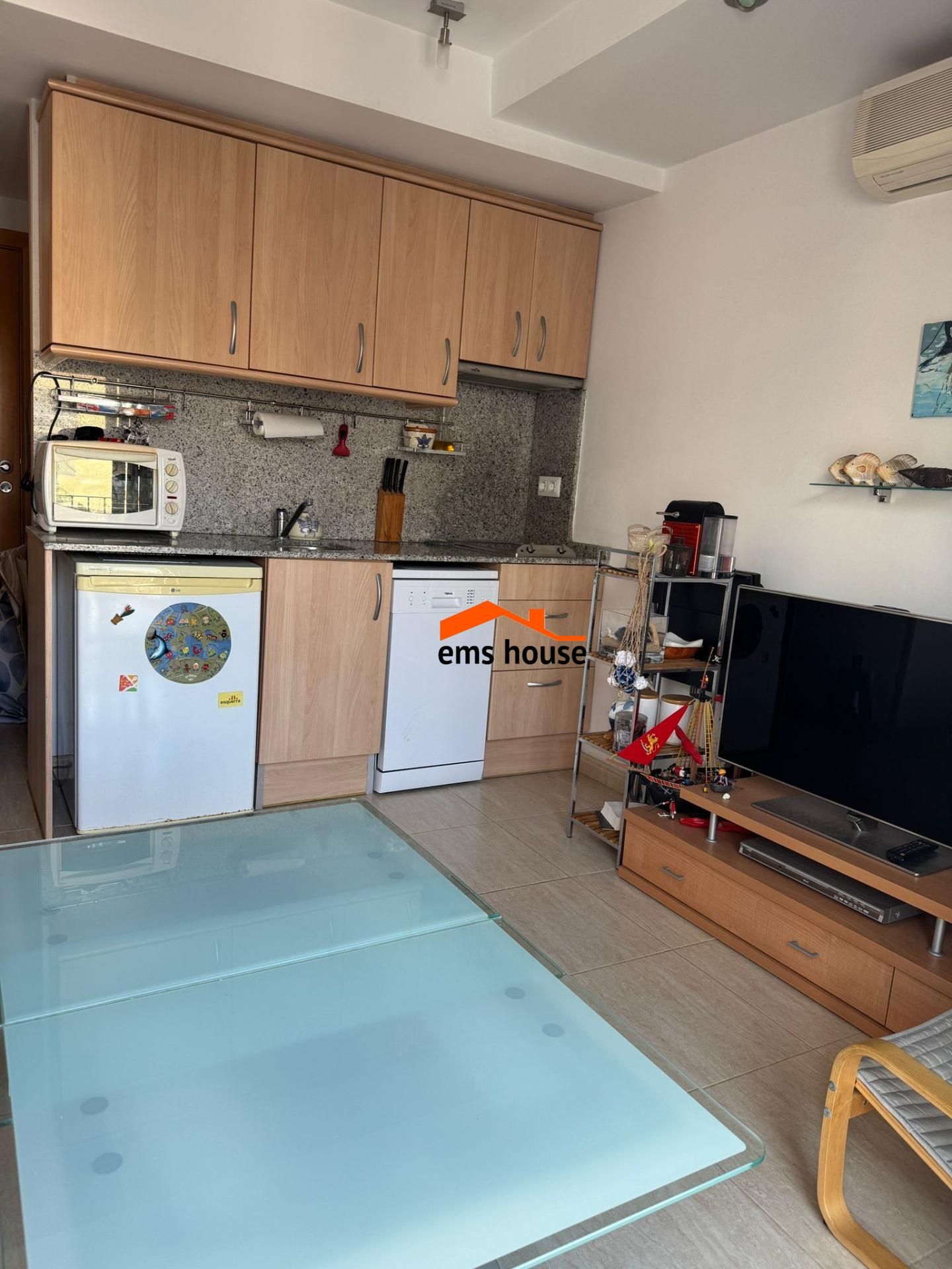 Cuina de Apartament en venda en Calonge i Sant Antoni amb Aire condicionat i Balcó