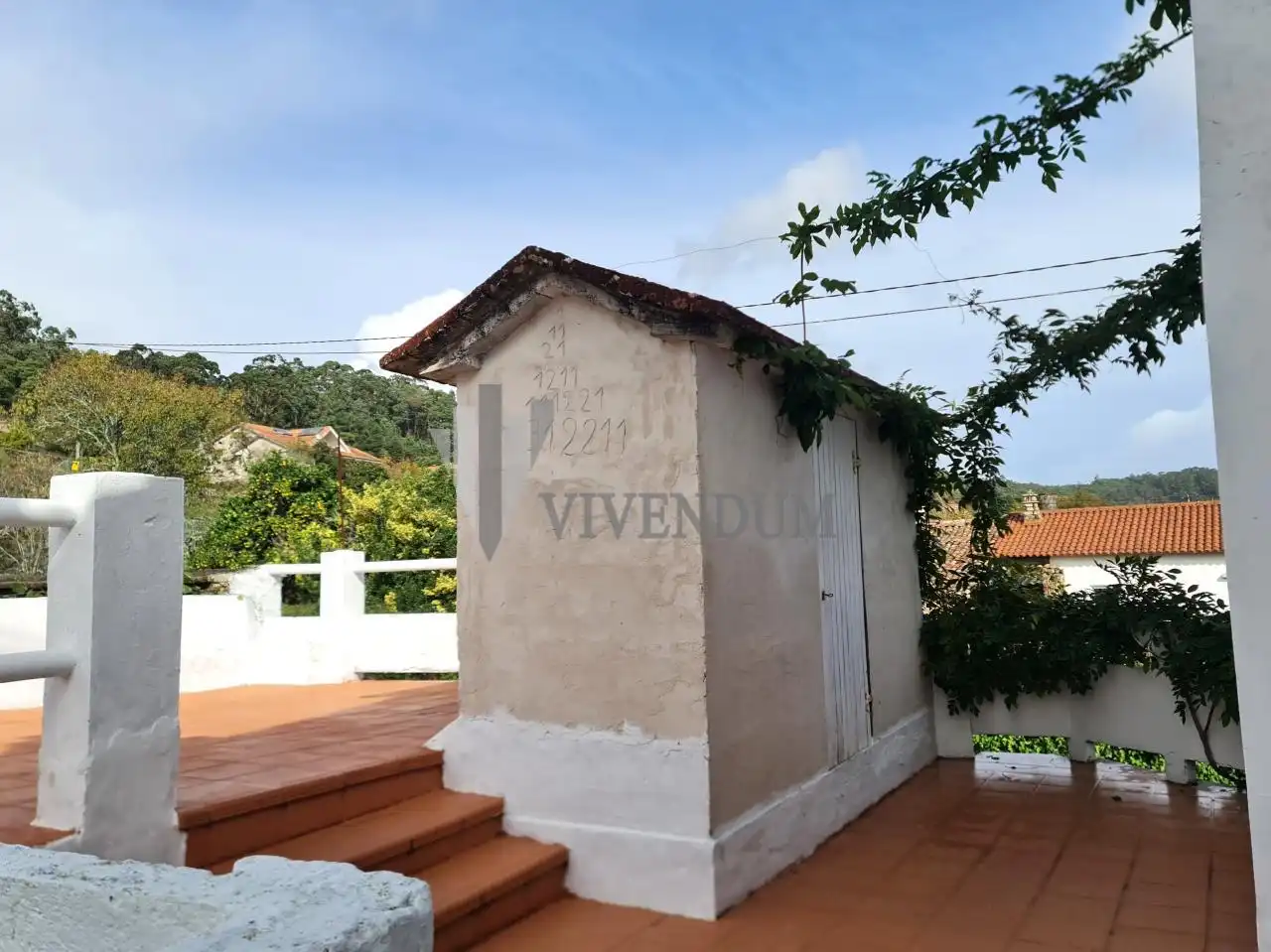 Terraza de Casa o chalet en venta en O Rosal   con Calefacción, Jardín privado y Terraza