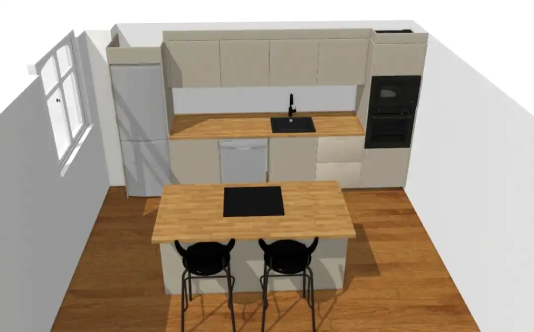 Cocina de Piso en venta en Valencia con Aire acondicionado, Parquet y Balcón