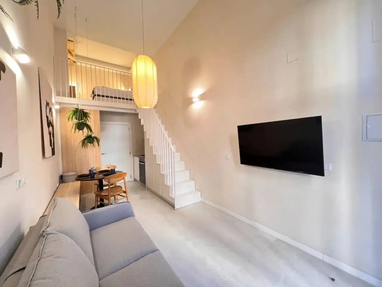 Wohnzimmer von Wohnung zum Verkauf in L'Hospitalet de Llobregat mit Klimaanlage, Heizung und Parkett