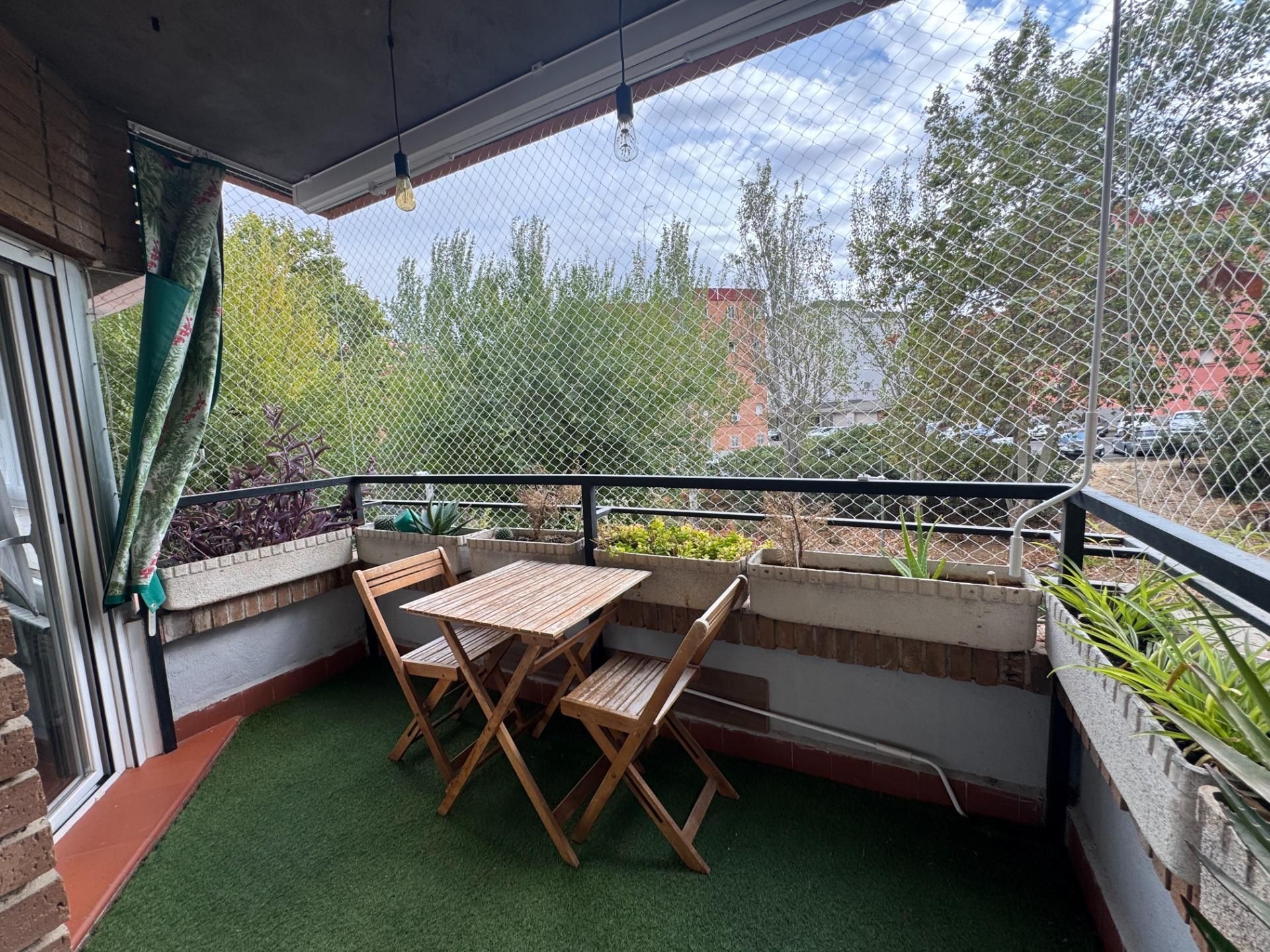 Terrace of Flat to rent in  Madrid Capital  with Air Conditioner, Heating and Terrace