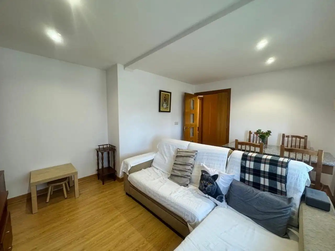 Living room of Flat for rent in A Coruña Capital   with Heating and Furnished